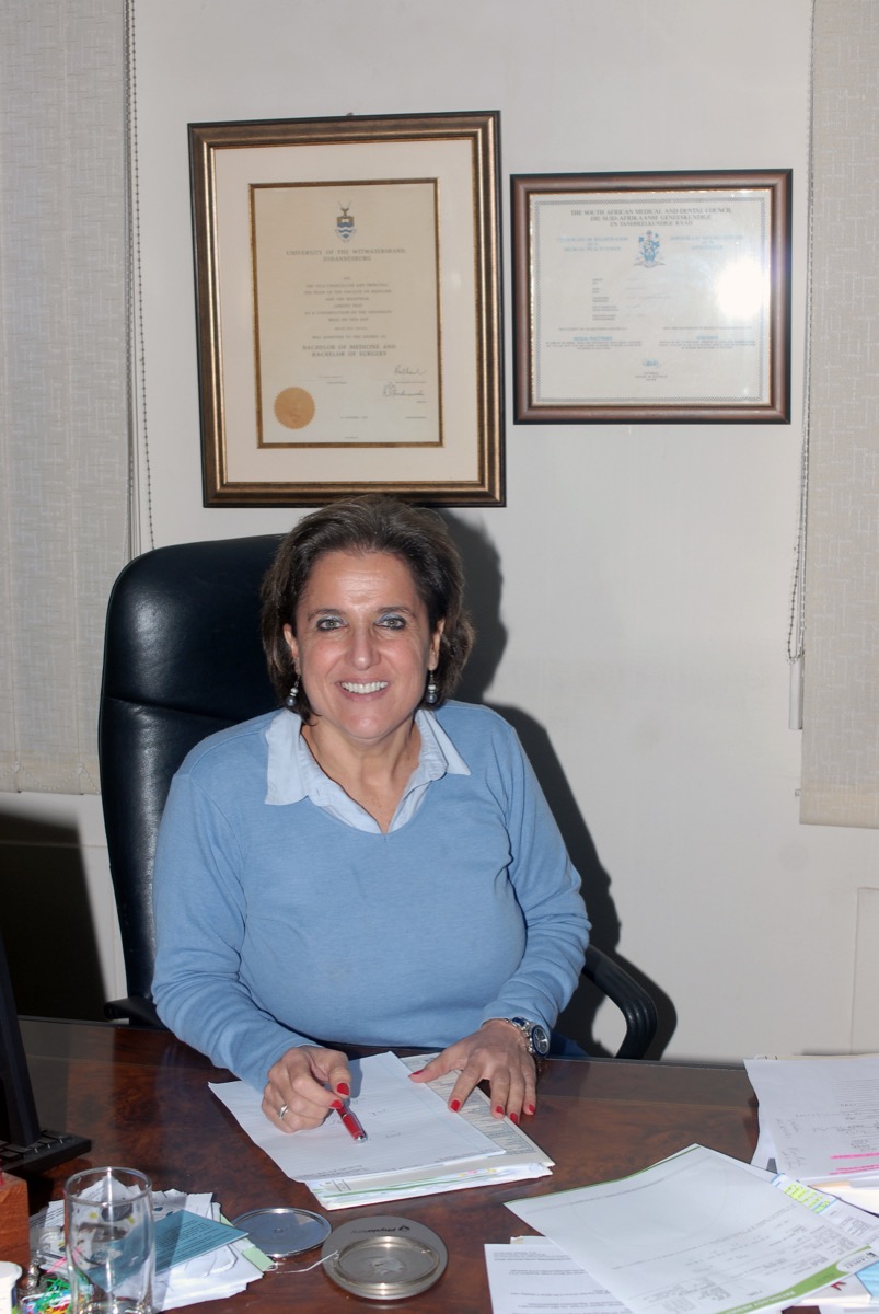 Dr Maroony (Marion) Mary Shalala at the practice
